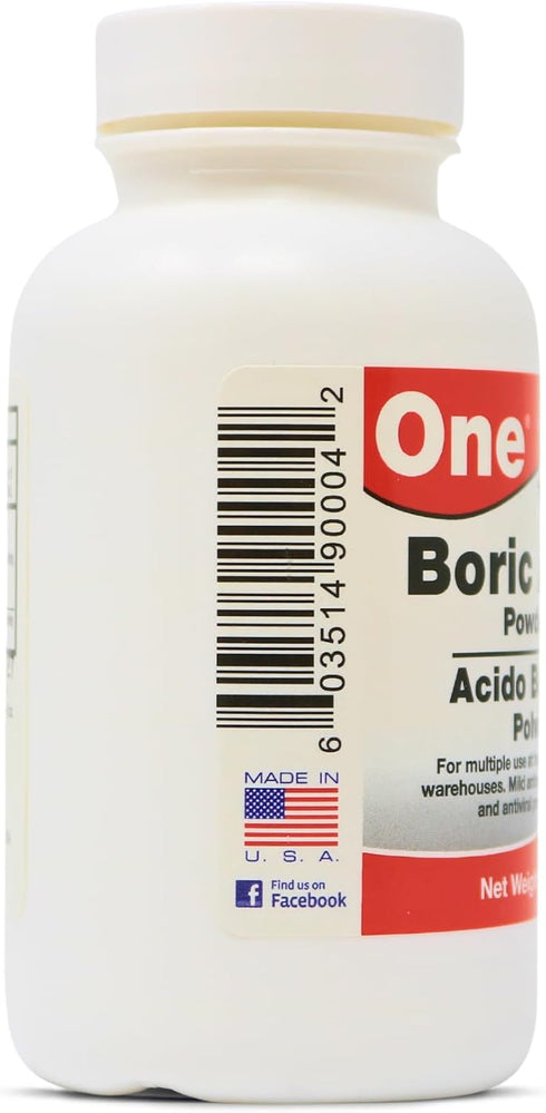 Boric Powder, Multipurpose Household Cleaner and Freshener, Pure Granular Formula, Made in the USA (4 Ounces)
