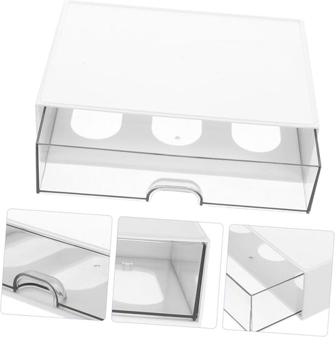Multi-function Desk Organizer with Drawer Storage Versatile Container for Office Home Use for Makeup Stationery
