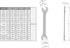 Utoolmart Double Open End Wrench, 185mm Length, 17mm x 19mm, 45# Carbon Steel, Chrome Plated Repairs Tool