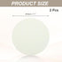 7.1" 2pcs MECCANIXITY Round Lampshade Diffuser, Anti-glare Lamp Shade Diffuser Fabric Lamp Cover for Desk Table Light
