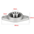 uxcell 4pcs KFL08 8mm Zinc Alloy Self Aligning Pillow Block Flange Bearing, Pack of 4