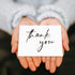 Ivory,100 4x6 Inch, Thank You Cards with Envelopes PK,Wedding Thank You Cards Personalized Thank You Notes for Wedding