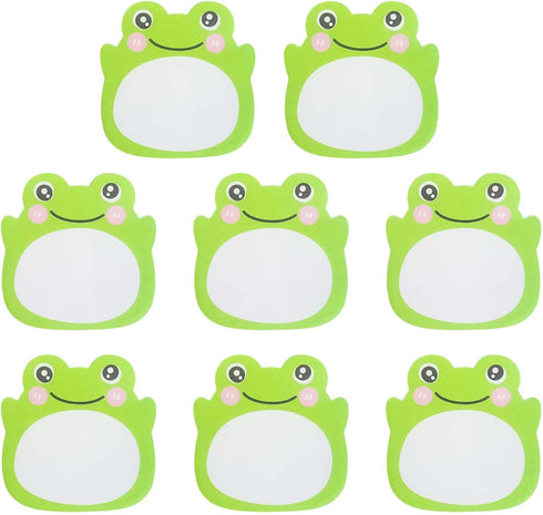 Frog Sticky Notes, Kawaii Frogs Sets, Aesthetic Cute Mini Animal Self-Stick Notes Pads for Frog Lovers