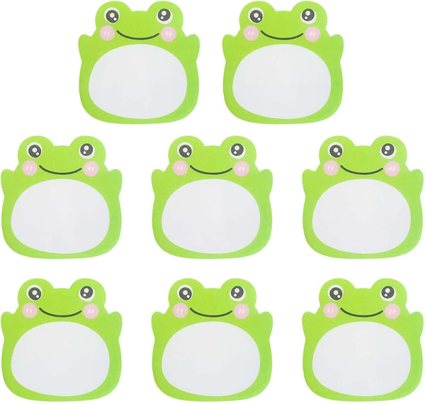 Frog Sticky Notes, Kawaii Frogs Sets, Aesthetic Cute Mini Animal Self-Stick Notes Pads for Frog Lovers