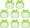 Frog Sticky Notes, Kawaii Frogs Sets, Aesthetic Cute Mini Animal Self-Stick Notes Pads for Frog Lovers