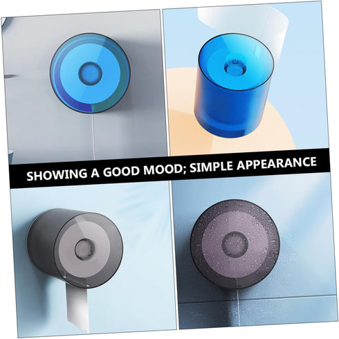 3pcs STOBAZA Toilet Paper Holder Lid Storage Rack for Bathroom Tissue Paper and Wipes Holder Material Random Color