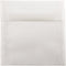 JAM PAPER 8.5 x 8.5 Square Translucent Vellum Invitation Envelopes - Clear - 25/Pack