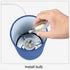Lampwell FION Small Table Lamp for Living Room, Modern Night Table Lamp, 3.94 H8.27IN, Dark Blue (Bulb Excluded)