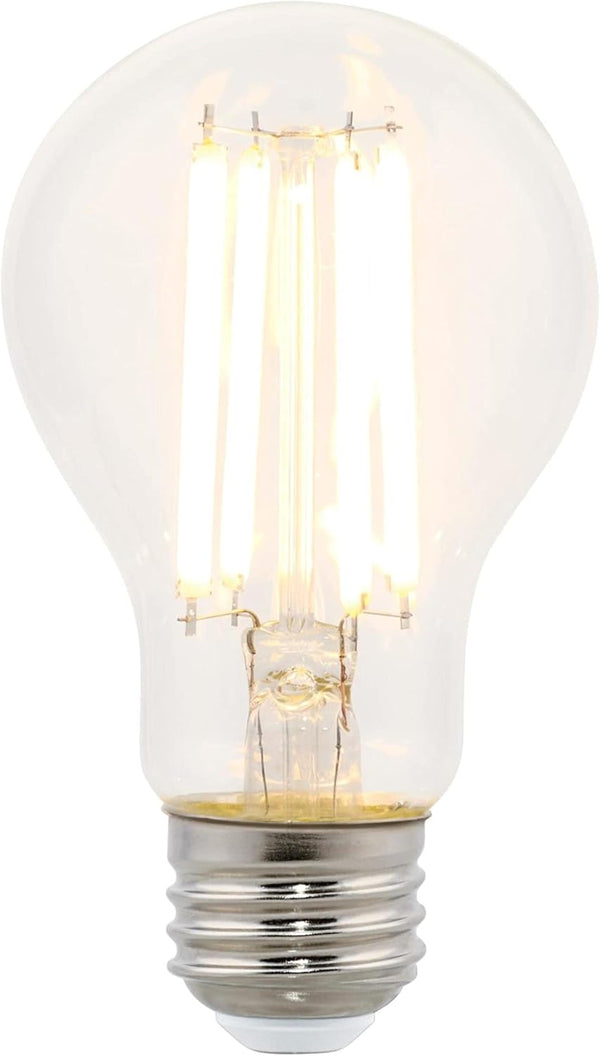 Westinghouse 5255000 A19 Dimmable Clear Filament LED Light Bulb, 10 Watt (100 Watt Equivalent), Medium Base