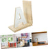 Uonlytech Wooden Bookend - Stylish Desk Organizer for Books and Magazines