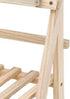 Brrnoo 2-Tier Desktop Shelf Organizer, Wooden Storage Rack for Plant Flower Display, Decorative Countertop Storage for