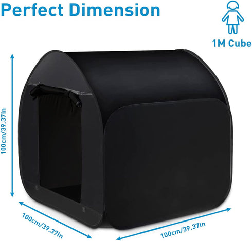 Cwsk 35.4 35.4 35.4 Sensory Tent for Kids * * in- CPC Certified Calming Hideout with Blackout & Quiet Corner | Portable
