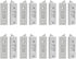 Window Latch Locks Replacement - Plastic Spring Loaded Sliding Window Tilt Latch - Pack of 16 Home Window Accessories