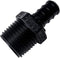 10 Pieces XFITTING 1/2" Pex x 1/2" Male NPT Adapter, Poly Alloy Pex Male, Plastic Male - Crimp Pex B, Black, 10 Packs by XFITTING