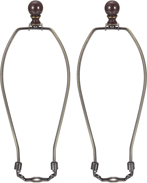PATIKIL 2 Set 12" Lamp Shade Harp Holder, Heavy Duty Detachable Lampshade