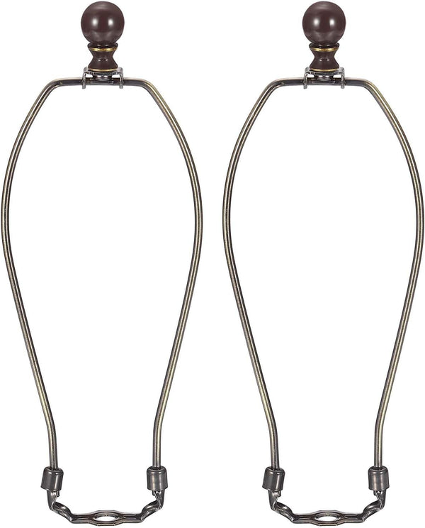 PATIKIL 2 Set 12" Lamp Shade Harp Holder, Heavy Duty Detachable Lampshade