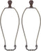 PATIKIL 2 Set 12" Lamp Shade Harp Holder, Heavy Duty Detachable Lampshade