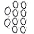 10Pcs Thermistor Sensor Temperature Probe 5x25mm, PVC Strong Anti Interference Ability for Constant Temperature Control