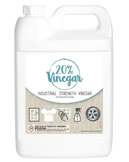 Bluewater Chemgroup 20% Professional Grade Concentrated Vinegar | Dilutes to 4 Gallons of Multipurpose