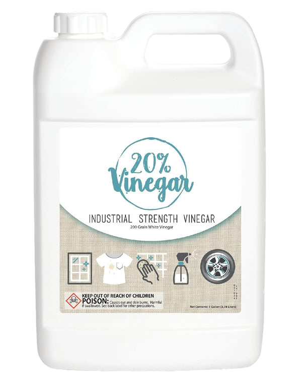 Bluewater Chemgroup 20% Professional Grade Concentrated Vinegar | Dilutes to 4 Gallons of Multipurpose