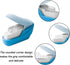 Black Red Stapleless Stapler, Press Staple Free Handheld Stapler, Portable Office Accessory for School