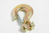 Clevis Slip Hooks with Latch, Safety Chain for 5/16'' Tow Chain, 4,300 LBS Capacity, Package of 2