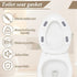 4 Pack Universal Toilet Seat Bumpers, Suitable for Bidet Kits, Toilet Seat Spacers, Compatible with Most Toilet Models