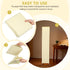 VICASKY Japanese Paper Floor Lamp Shade Replacement, Foldable Standing Lampshade Cover Paper Floor Light Cover
