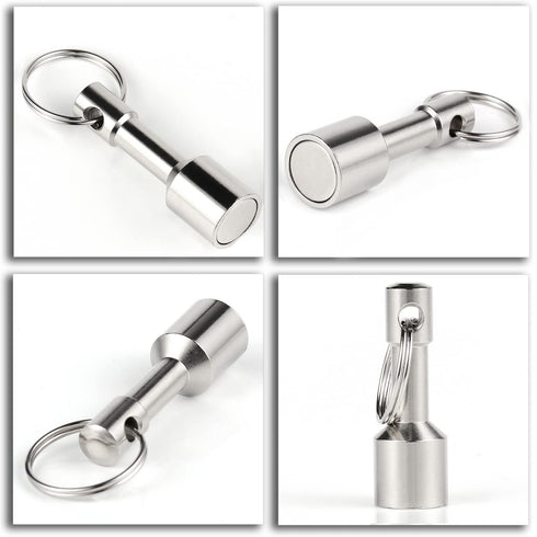 Keychain Magnet for Testing Brass, Pocket Magnets with Strong Neodymium, Gold, Silver, Jewelry, Metals Test Magnet