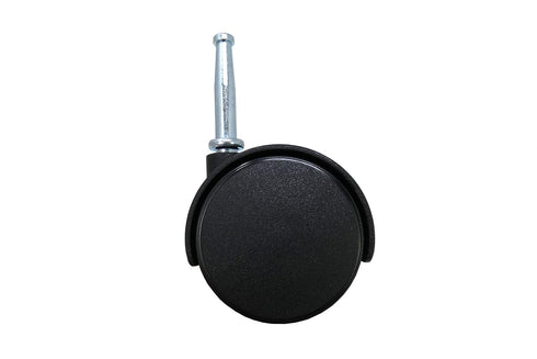 Shepherd Hardware 9406 2-Inch Office Chair Caster, Twin Wheel with Brake, 2-Pack, Black