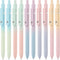 Gel Pens, 10 pcs Medium Point 0.7mm, Gradient Color, Black Ink, Aesthetic Pens for Journaling and Office Supplies