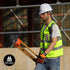 Vest Reflective ANSI Class 2 - High Visibility Vest with Pockets and Zipper, Construction Work Hi Vis Yellow XL