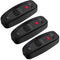 weideer 3 PCS Inline Cord Switch, Appliance Button On/Off 10A 250V Inline Power Switch with LED Light for Table Lamp