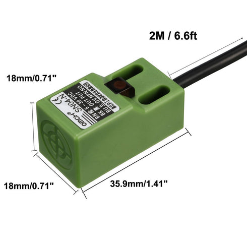 uxcell 4mm Inductive Proximity Sensor Switch, NPN NO DC 5-30V 200mA for 3D Printer Probe Bed Leveling