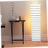 Veemoon Minimalist Vertical Paper Lamp Shade Floor Cover Frame with Black Strips Simple Nordic Style for Bedroom Living
