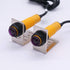 1 M18 6-36VDC 5M E3F-5DP1 Taiss/ Pair Photoelectric Sensor Infrared Ray Through-Beam Reflection Optical Photoelectric