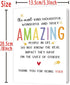 Zyulin Cute Thank You Card for Best Friend Bestie, Appreciation Gifts for Teacher Boss Coworker Doctor, Sweet