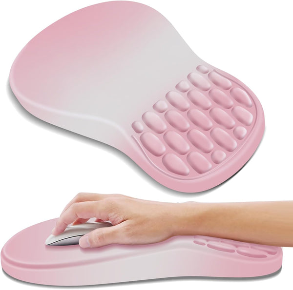 YIWEI Ergonomic Mouse Pad with Wrist Rest - Comfortable Office Mousepad with Memory