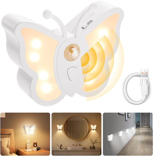 LOFTEK Motion Sensor Night Light, Rechargeable Stair Lights Indoor, Motion Sensor Light