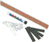Quartet Bulletin Bar Strip, Cork Board, 48" x 1", Beige Aluminum Frame (2006)