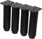 STOBOK 4pcs Adjustable Height Metal Furniture Legs for Sofa Cabinet and Tv