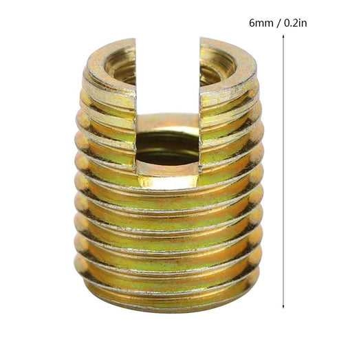 20Pcs Self Tapping Thread Inserts M2-M16 - Carbon Steel Thread Repair Inserts, 302 Type Combination Kit Set
