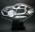 16 Dimmer, Rwce Car Night Light Up LED Personalized Name Engraved Fast Highly Exclusive Luxury Sports Car Table Lamp