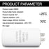 100UF CBB60 Motor Run Capacitor: 450VAC 50/60HZ for Washing Machines, Air Conditioners, and Water Pumps