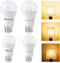 3 Way Light Bulbs, 30 70 100 Watt Equivalent, 2700K Soft White A19, E26 Base, 4 Pack, Energy Saving LED