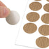 uxcell Self Adhesive Screw Hole Covers Stickers - Textured Plastic for Wood Furniture Cabinet Shelve Plate 21mm Dia