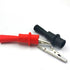 2 Pair Silicone Alligator Clips Set, 1000V 10A Test Kit, Banana Probe Clip, Compatible with Fluke Multimeter