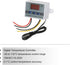 MECCANIXITY AC110-220V LED Digital Thermostat Controller, Heating Cooling -50 to 110°C with NTC 10K Temperature Probe