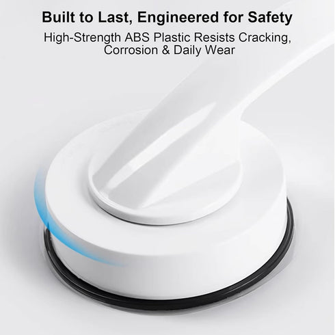2 Pack Glass Door Handle, Suction Cup Handle for Bathroom Sliding Door, Glass, Mirror, Cabinet, Strong Vacuum Removable