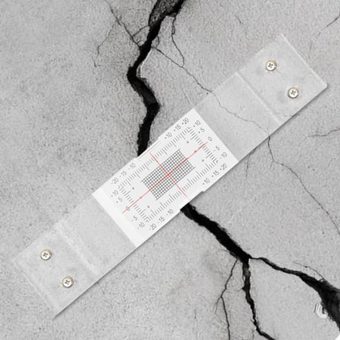 Crack Monitoring Record, Standard Tell-Tale Crack Monitor for Standard and Corner Tell-Tale (1PCS)